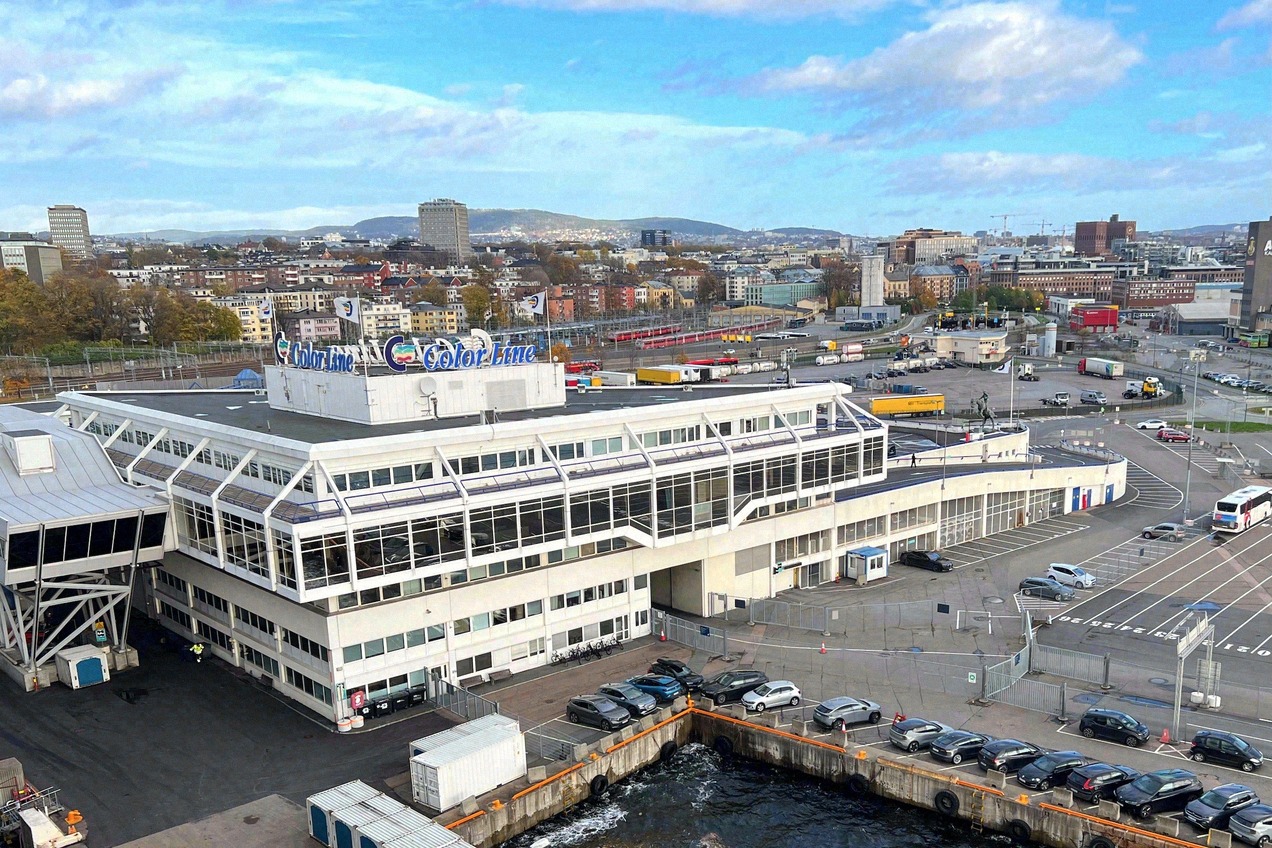 Color-Line-Fährterminal Hjortnes am Oslofjord