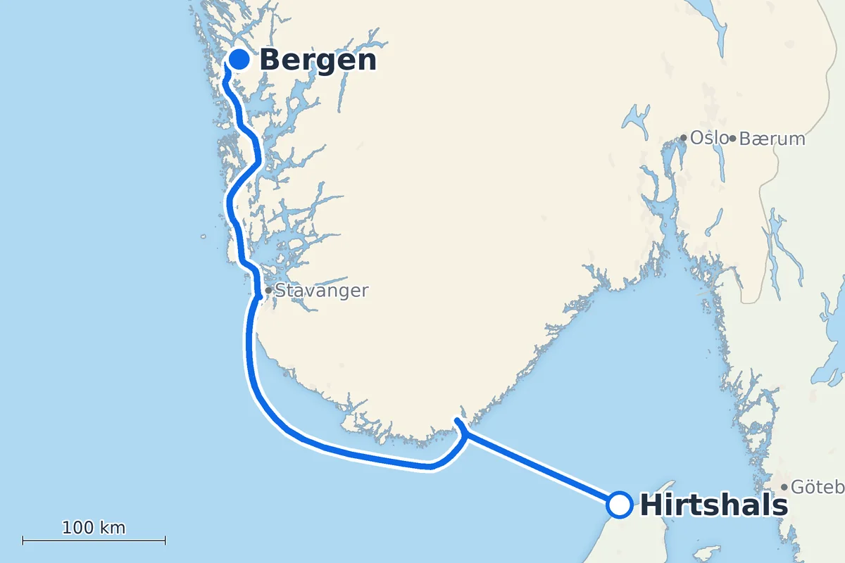 Hirtshals - Bergen